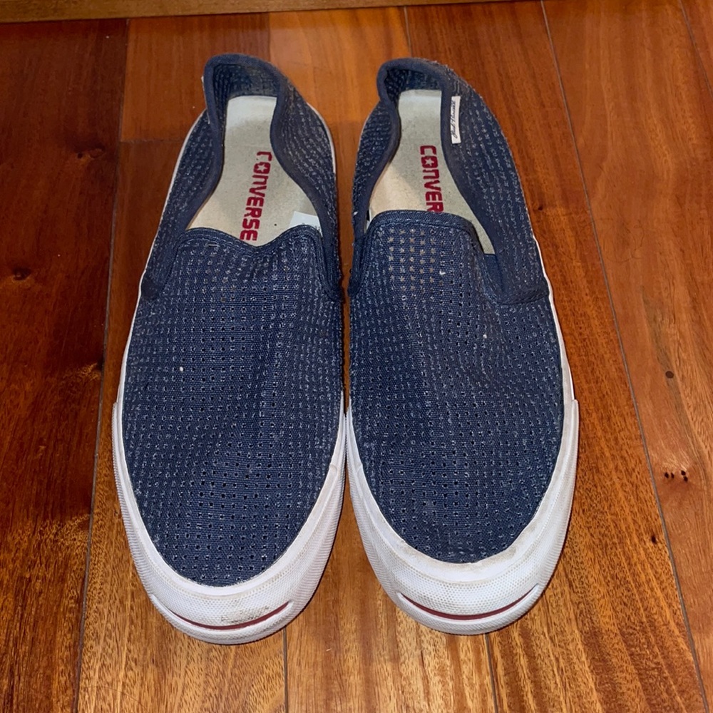Converse Navy Blue Slip-On Sneakers